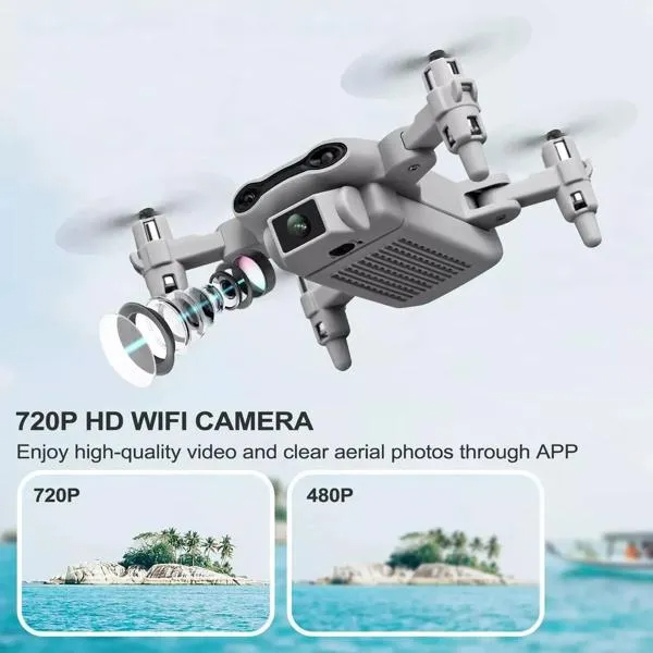 4DRC V9 Mini Drone For Kids Adults 720P HD FPV Camera, Foldable RC Quarcopter For Boys Girls With Altitude Hold, Headless Mode,Logistics Is Randomly Sent By UPS USPS FEDEX Amazon Logistics.