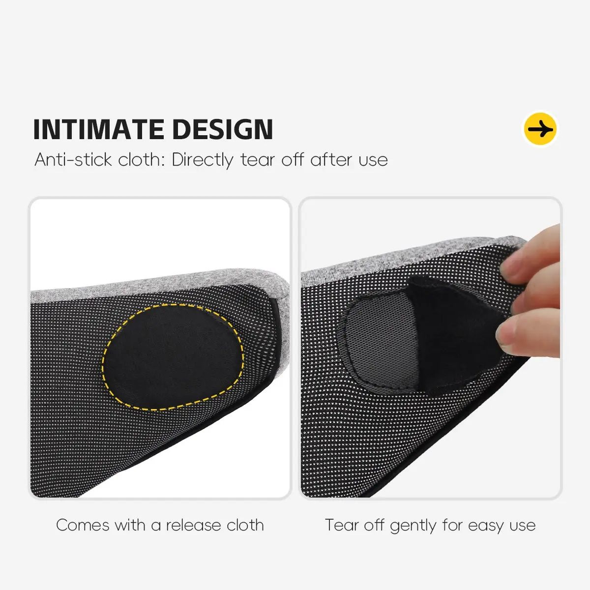 Coussin de voyage à mémoire de forme U avec housse détachable 12