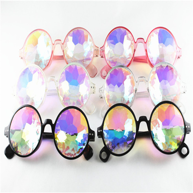 Title 1, Kaleidoscope Concert Sunglass Rainbow Edged Mos...