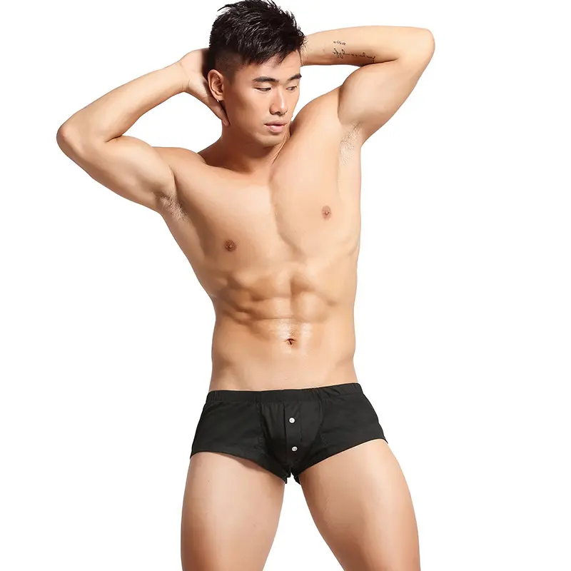 Casual Shorts Men's Low Waist Sexy Boxer