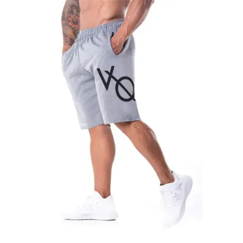 Fashion Men's Sports Fitness Running Five-point Pants