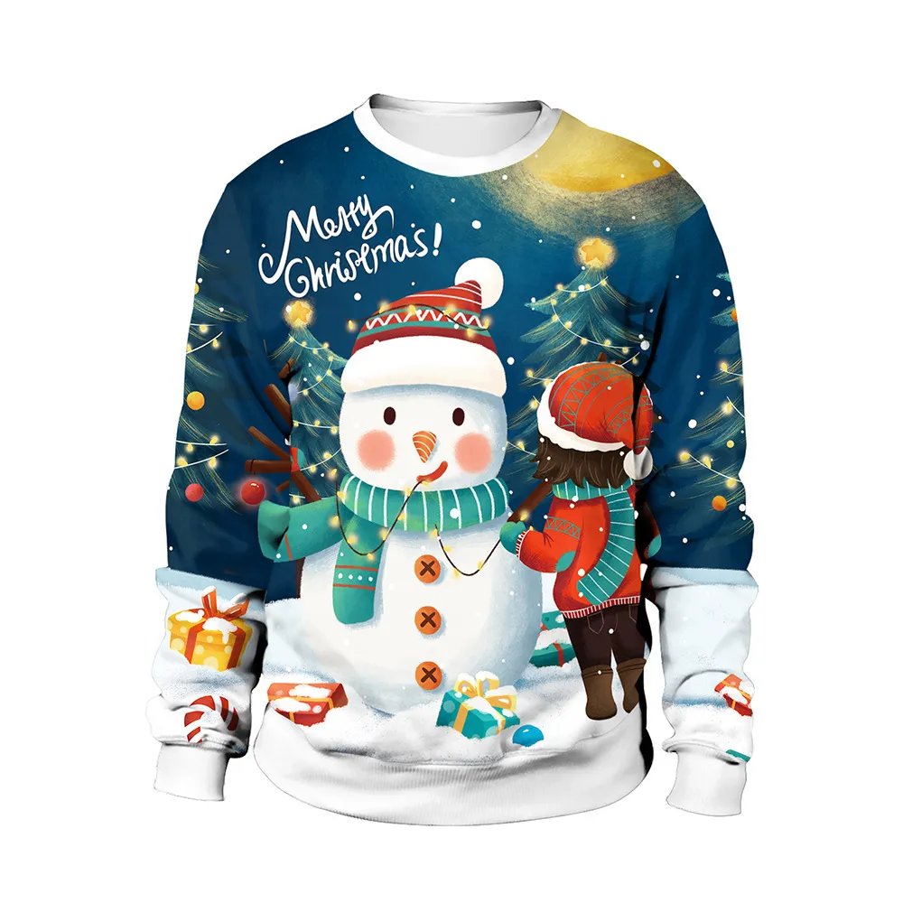 Women's Christmas Dress Crew Neck Sweatshirt - 2Color