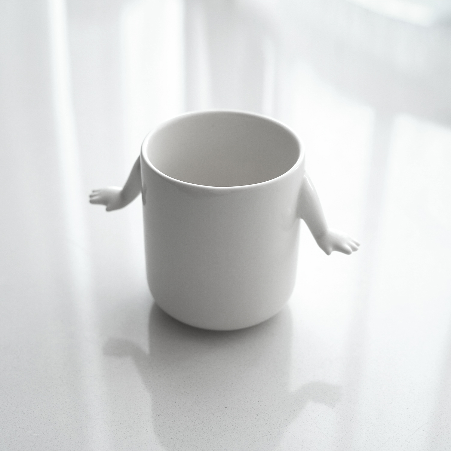 Draped Hand Mug