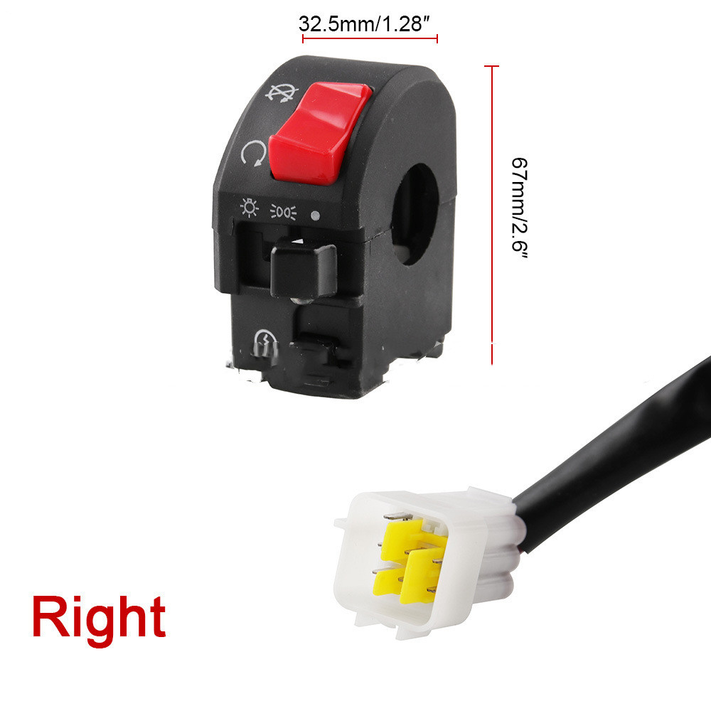 Motorcycle Parts Modified Switch Headlight Turn Start Double Flashing Switch — foto 5