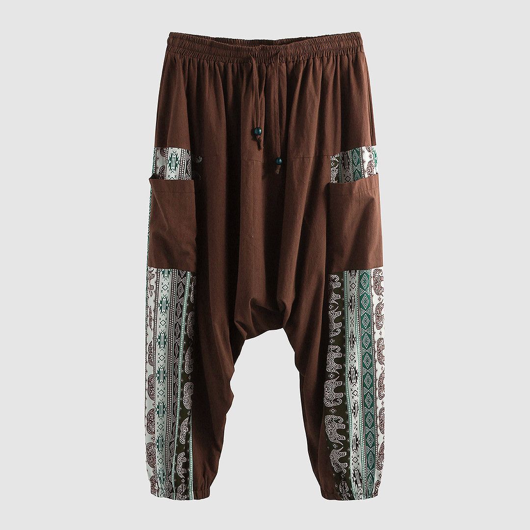 Casual Pants Drop-off Printing Men's Bloomers