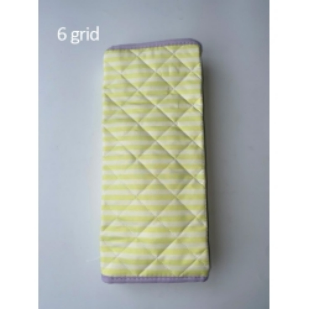 2Pcs 10 Grids Underwear Sock Panties Drawer Storage Bag Organizer Wardrobe Box Green 2pcs 700145