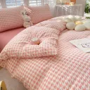 Houndstooth Pink