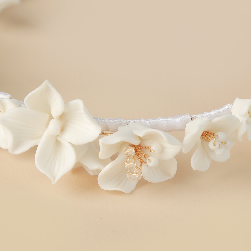 Ceramic Flower Headband Ceramic Flower Handicrafts