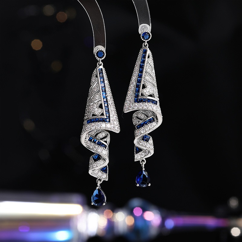 Jewelry Tassel Silver Needle Earring Girl thumbnail 4