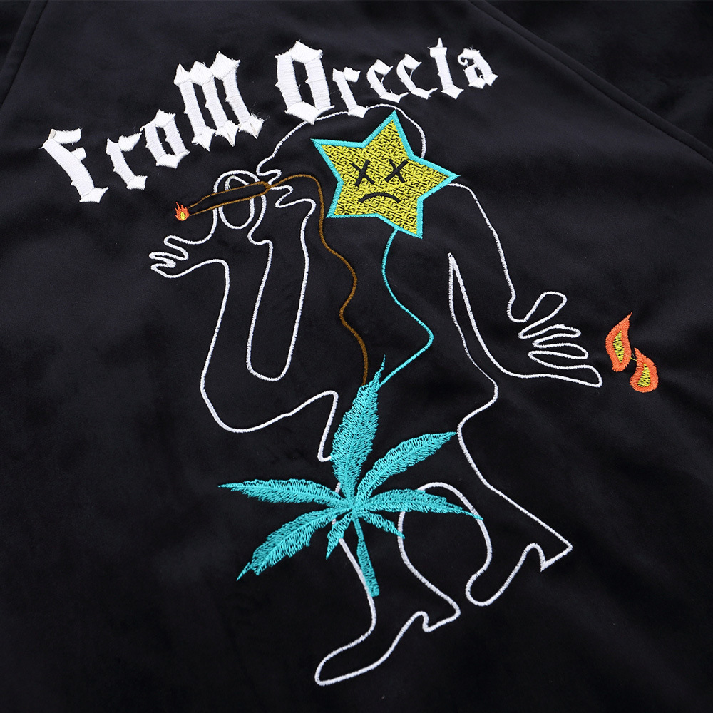 American Hiphop Trend Loose Collar Baseball Uniform