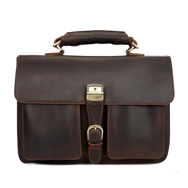 The First Layer Of Cowhide One-shoulder Messenger