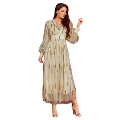 Women's Multi-layer Tulle Dress In Europe And America - White - View 1