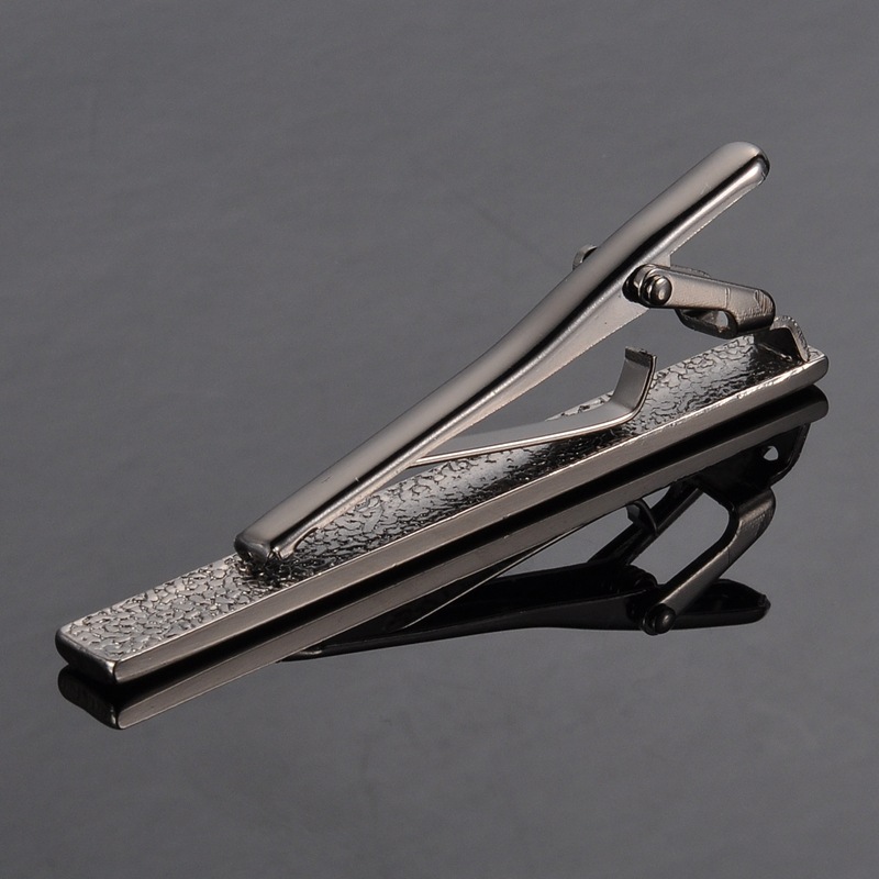 Vacuum Plated Brushed Glossy Tie Clip — foto 3