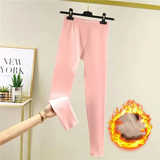 Autumn And Winter Padded Pants Wool Pants Warm Pants Female Pink - Shop at LoveMi