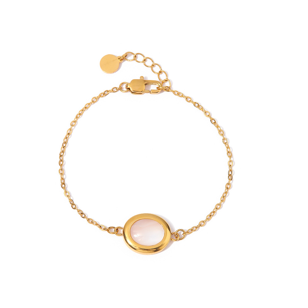 Light Luxury Oval Opal Bracelet Niche Design Women