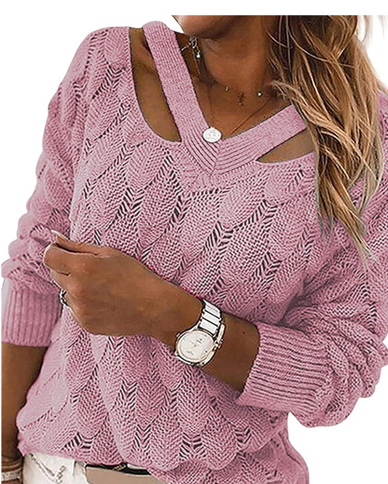 Title 2, Womens Knit Sweater V-neck Strapless Sweater