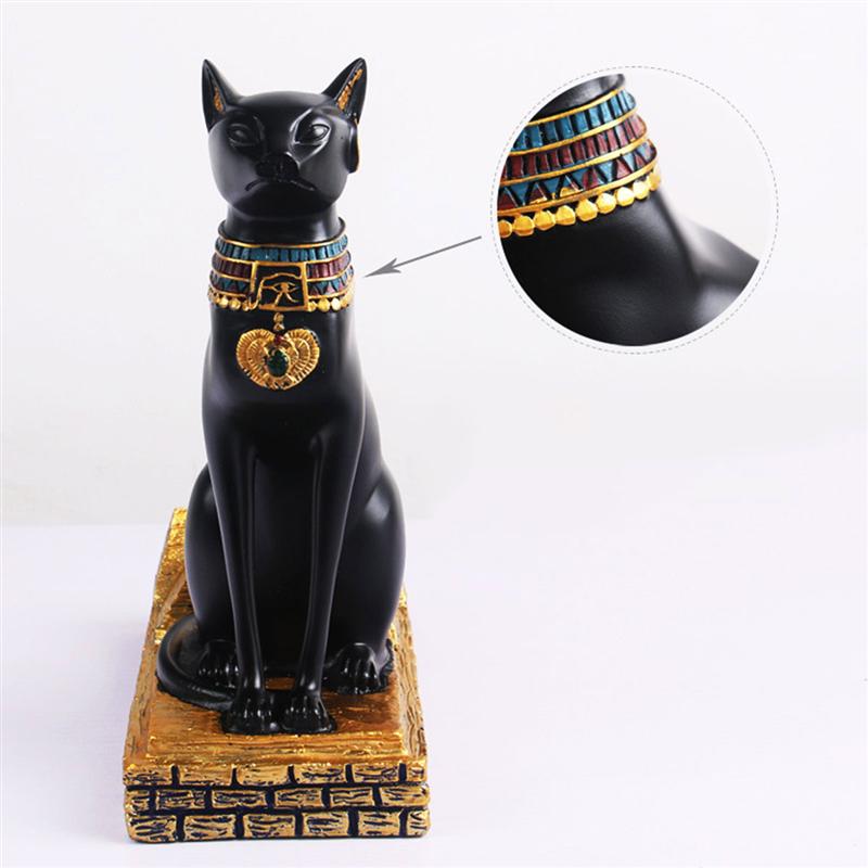 Title 6, Egyptian cat-shaped resin bottle holder