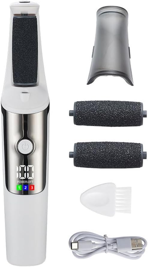 Electric Foot Grinder, Automatic Rubbing, Calluses Removal, And Repair ToolWhite — image 6