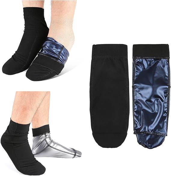 Sauna Sock Breathable Foot Socks Fit For Home Sauna Gym Use Long Lasting Comfort Repair Dye Cracks Foot Sleeves 7