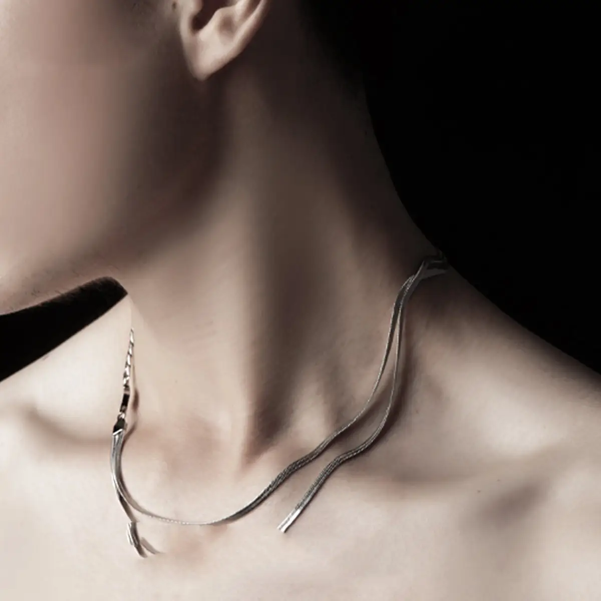 Design Stitching Neck Chain Without Fading