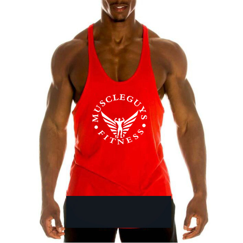 Title 7, Heren mouwloze racerback tanktop, ideaal voor s...