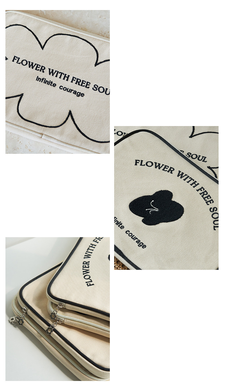 Portable Notebook Liner Bag Embroidery Lady — foto 2