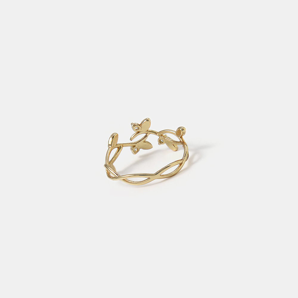 New Jewelry Simple Garland Copper Accessories Ring Women