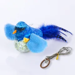 Flappy Chase Cat Toy, Flappy Chase Bird Cat Toy, FlappyChase Interactive Cat Toy, Chirping Bird Cat Toy Flapping Wings, Flying Interactive Simulati... - View 1
