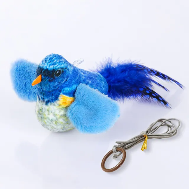 Flappy Chase Cat Toy, Flappy Chase Bird Cat Toy, FlappyChase Interactive Cat Toy, Chirping Bird Cat Toy Flapping Wings, Flying Interactive Simulati... Blue - Shop at LoveMi