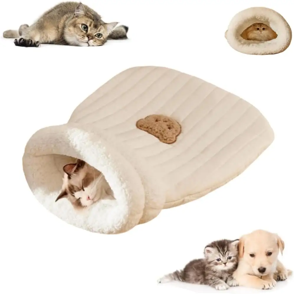 Cat Sleeping Bag For Indoor Cats Cozy