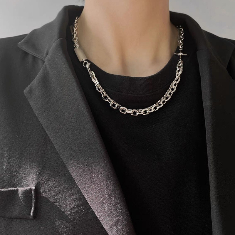 Ins Personality Trend Splicing Necklace In Europe And America