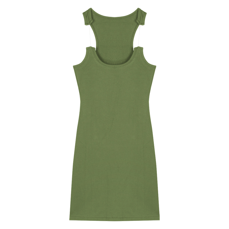 Women's Rose Red Invisible Strap Dress