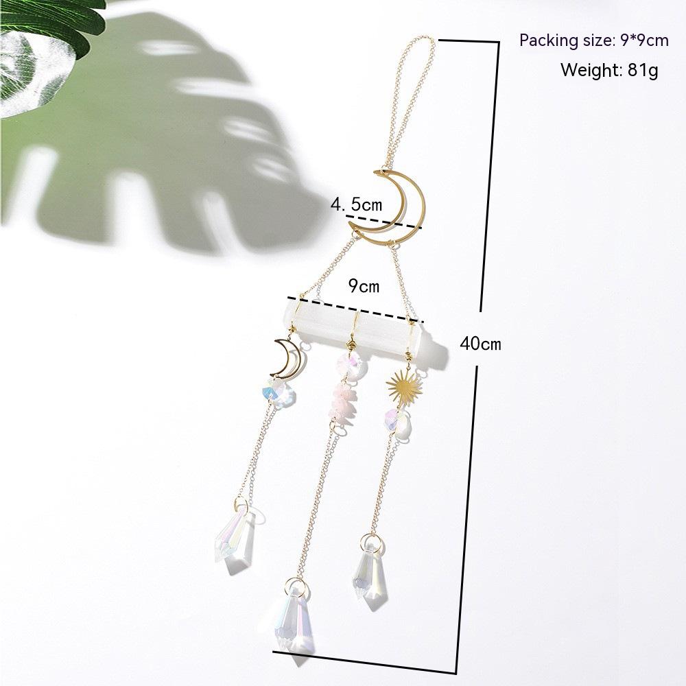 Title 6, Metal Gift Natural Crystal Gravel Pendant Livin...