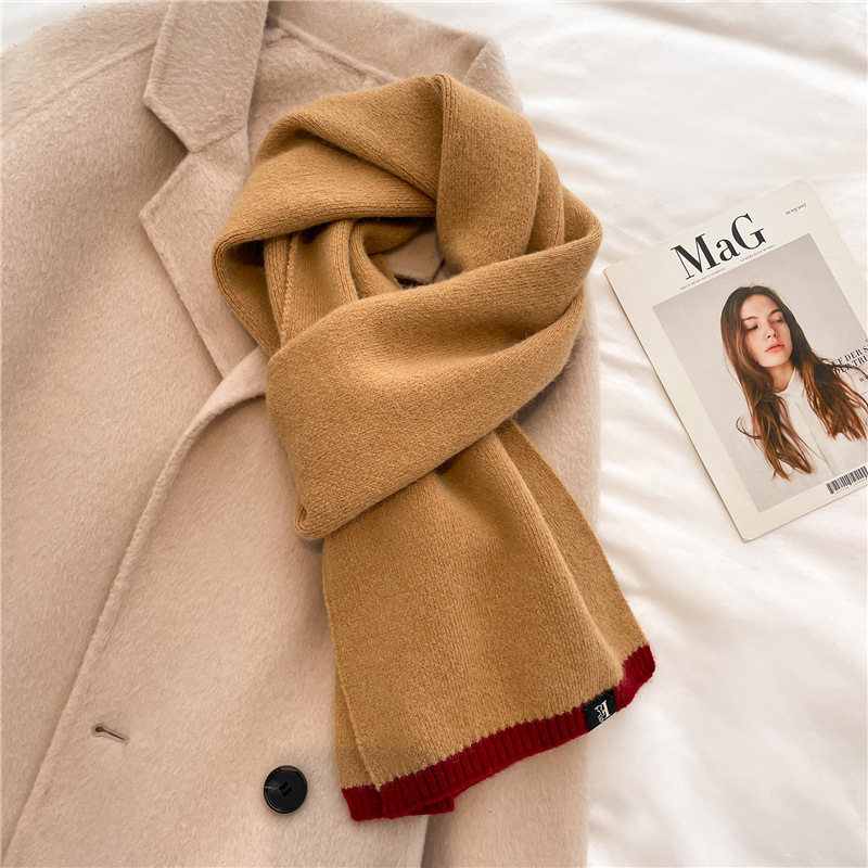 Men's And Women's Fashion All-match Wool Warm Scarf