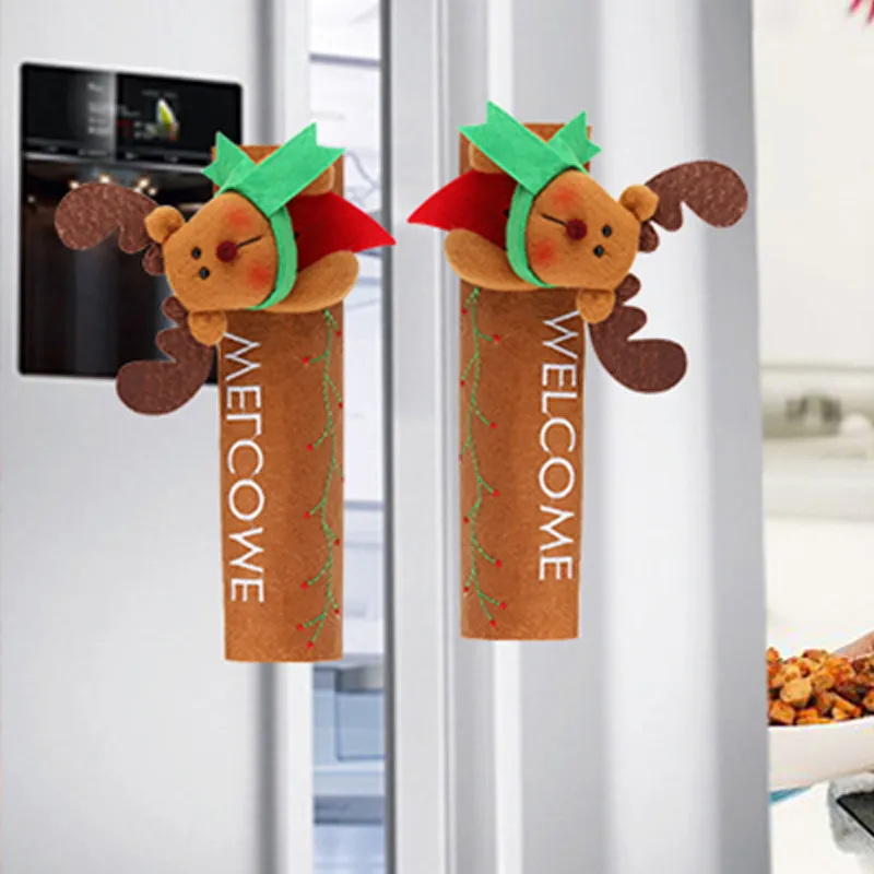Christmas Ornaments Refrigerator Handle Set - 2Deer