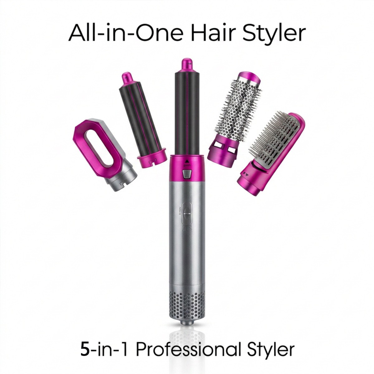 5 In 1 Hair Dryer Styler Curler Drying Straightening Brush — image 7