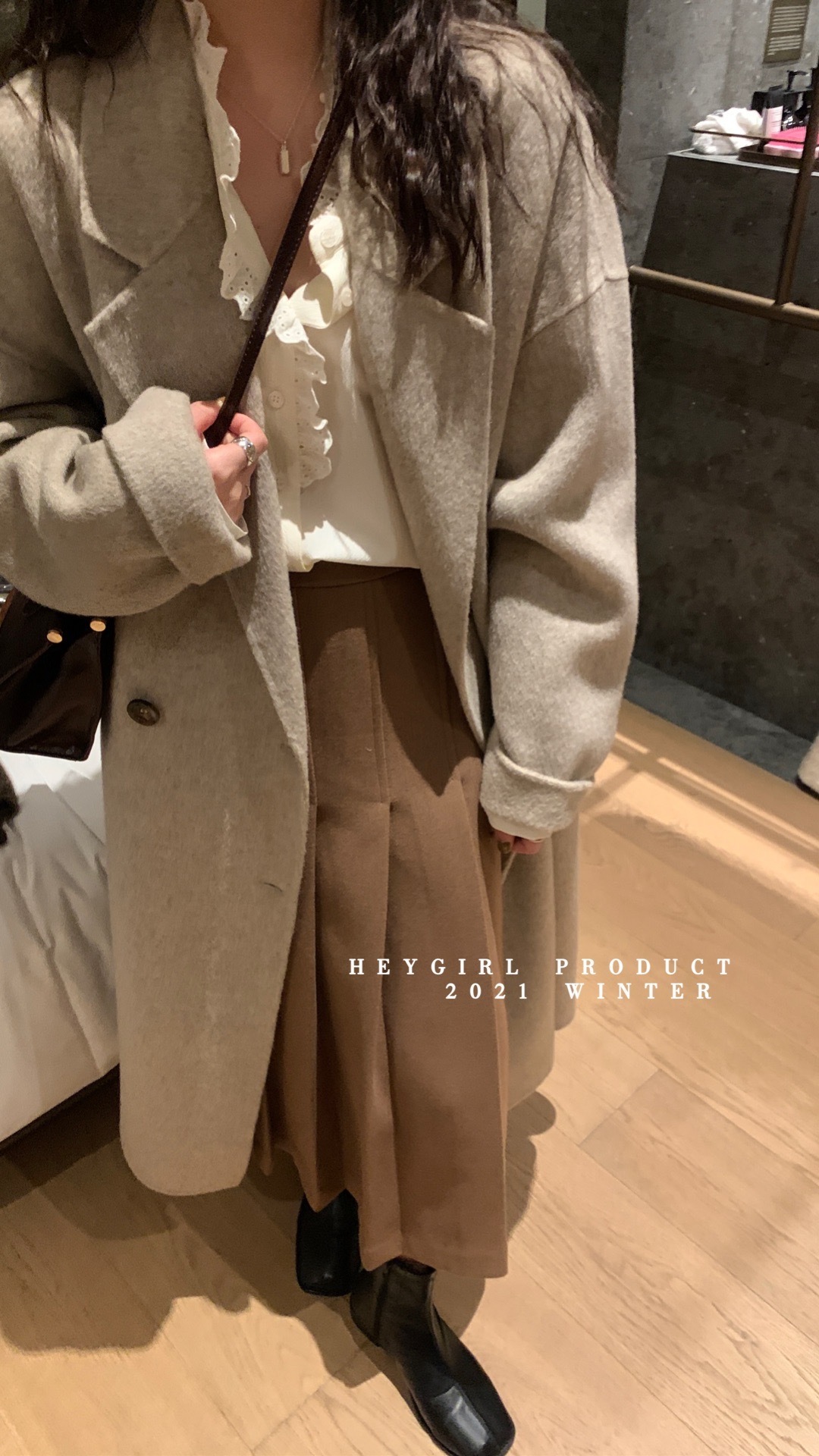 Winter Double-sided Cashmere Woolen Coat