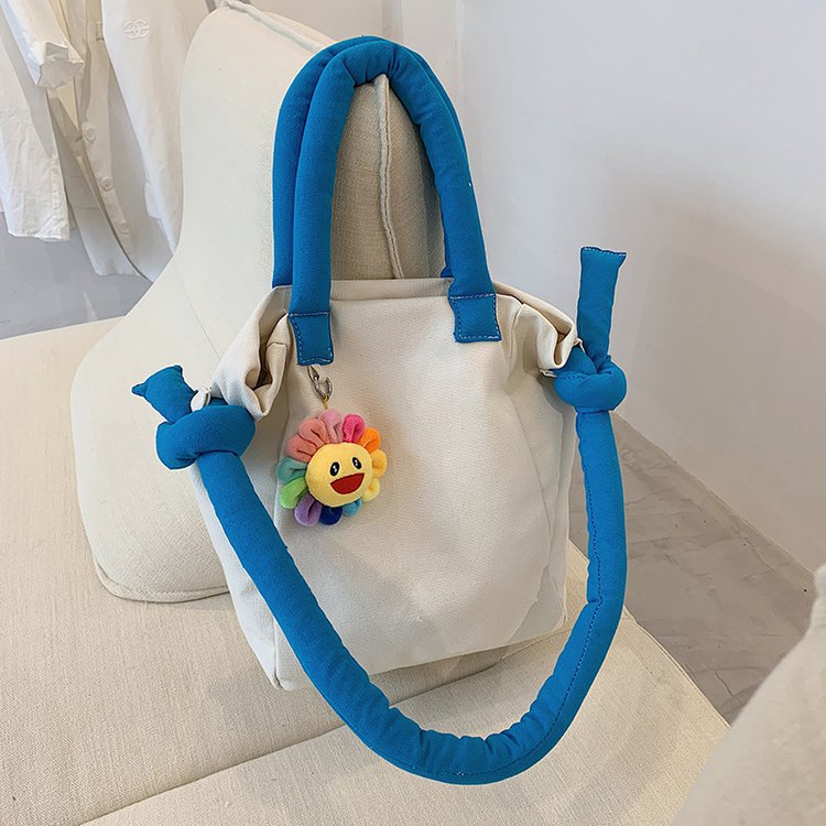 Small And Simple All-match Hit Color Canvas Women's Trendy Handbag Shoulder Bag