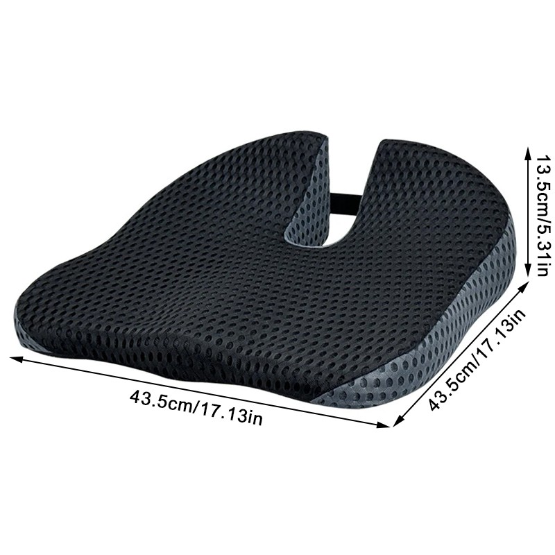 Universal Memory Foam Car Seat Cushion Driving Pain Relief Driver Booster Pad 6
