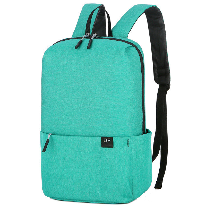 Water Repellent Colorful Backpack Lightweight Outdoor Student Men's And Women's Schoolbags Green - Shop at LoveMi