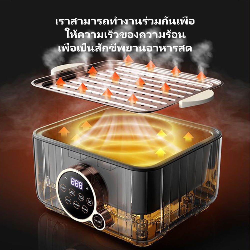 Kawu BT-ZG06 Steaming And Boiling Pot Three Layers 4