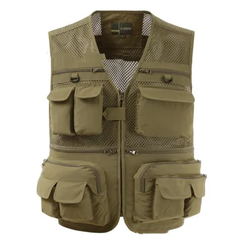 Multi-pocket Men's Professional Photography Vest