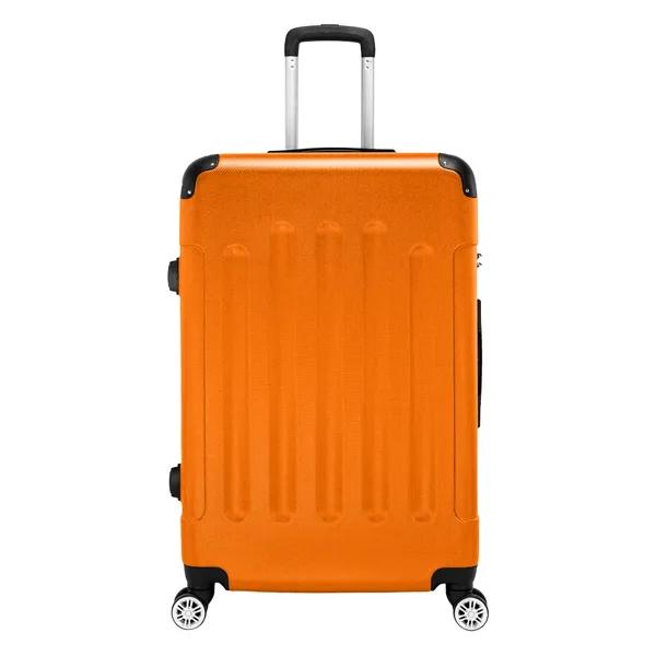 3-in-1 Portable ABS Trolley Case 20inch  24inch  28inch Orange 4