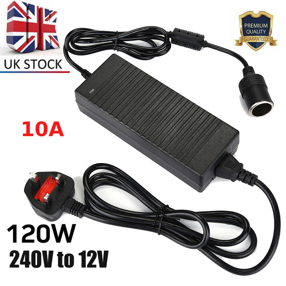 Mains Voltage To 12V Converter-AC 240V To DC 12V Transformer With Female Inline