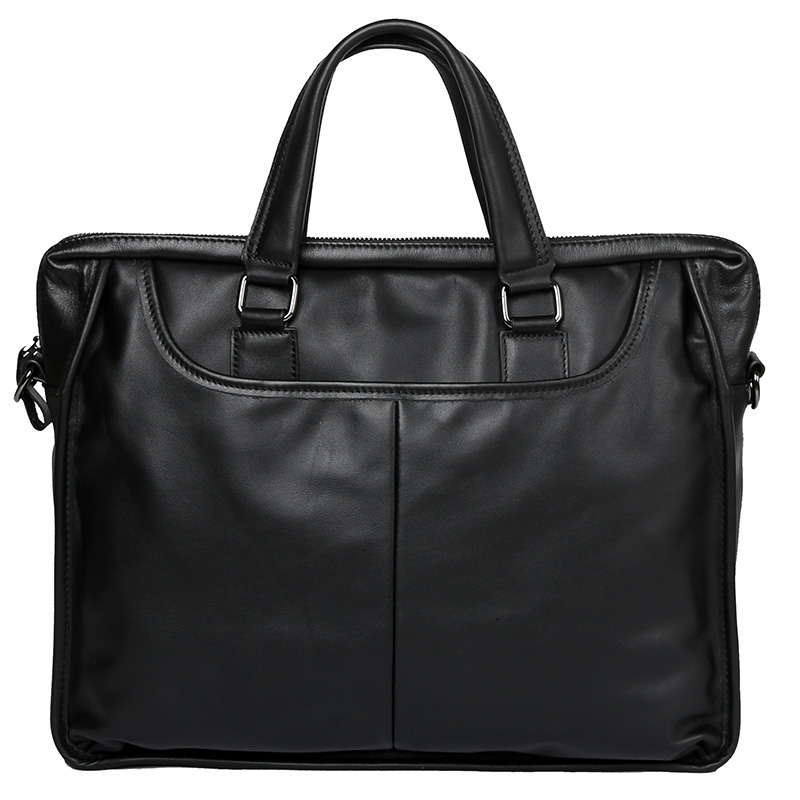 Men's Portable Leather Leisure Briefcase — foto 8