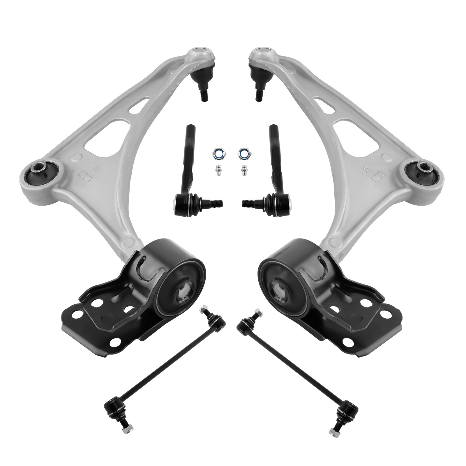 6x Front Lower Control Arms Tie Rods Kit FIT For 2014-2020 Acura MDX 2016-2021 Pilot