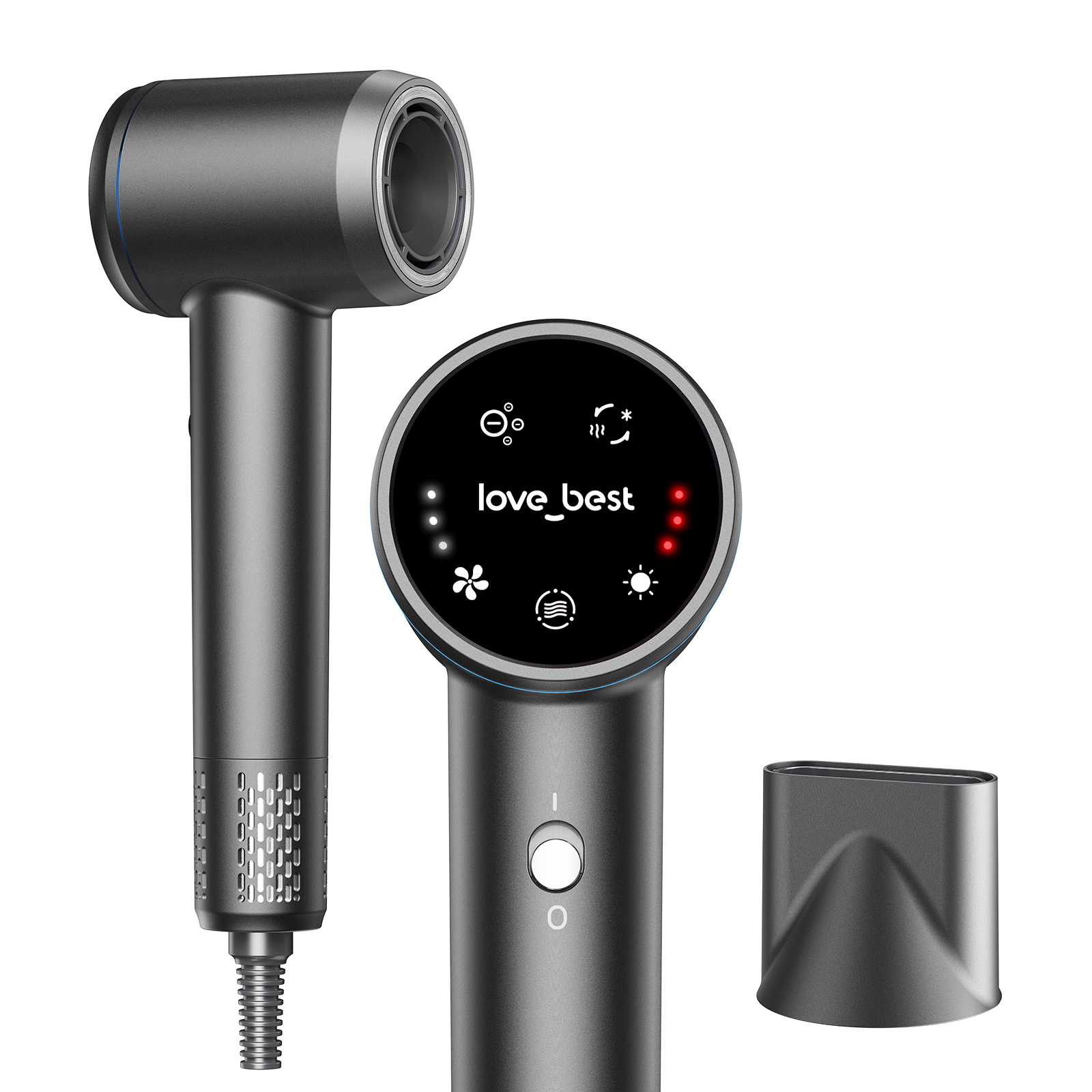 Hair Dryer, Professional Ionic Hair Dryer For Fast Drying, Low Noise And Quiet, Lightweight, 600 Mmillion Negative Lonic High-Speed Hair Blow Dryer Without Hair Damage For Women, M