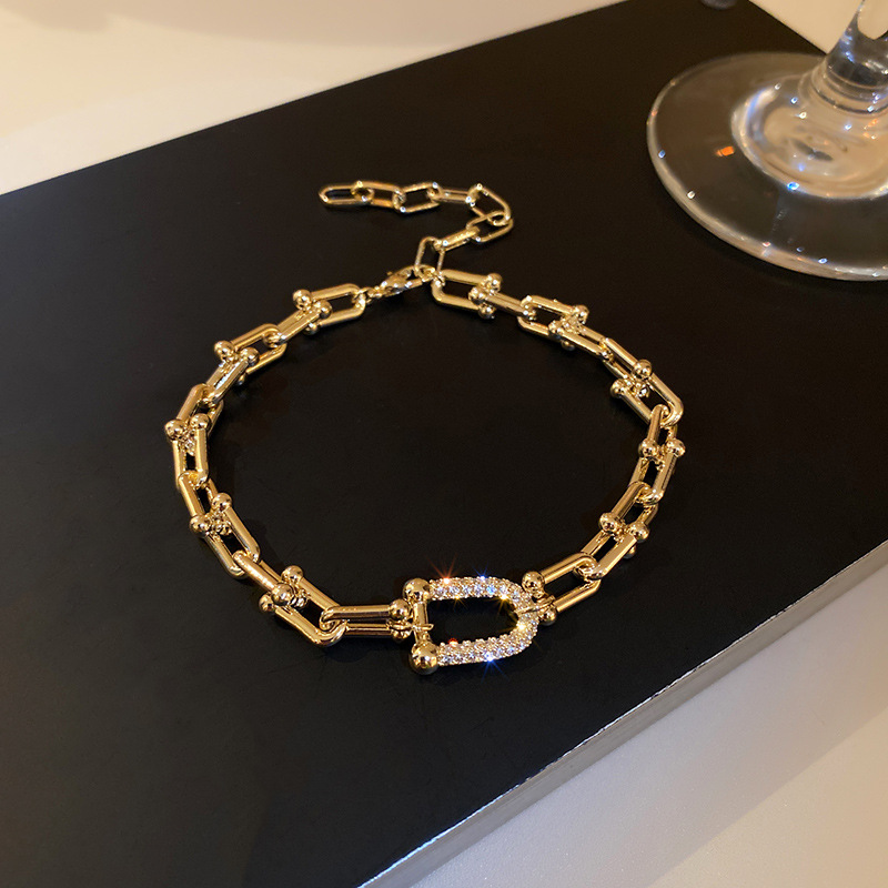 Micro-inlaid Zircon Hip-hop Bracelet