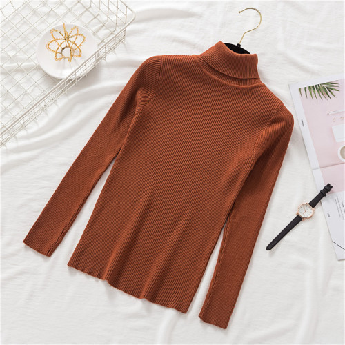 The New Pullover Turtleneck Sweater Women's Inner Base Shirt