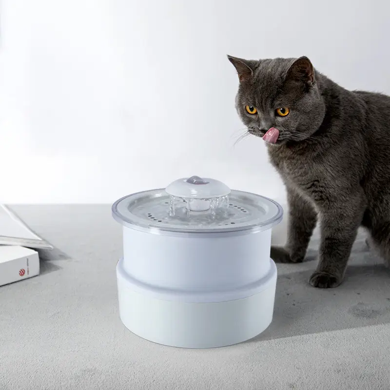 Foldable Pet Drinking Fountain Luminous Automatic